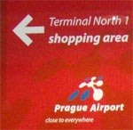 Shopping Area at Prague Airport